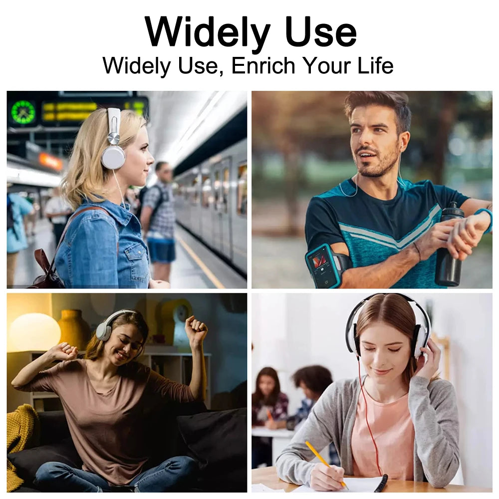32GB Portable Mp3 Player 2.4'' Touch Screen With BT 5.4 MP3 Player with Built-in HD Speaker Support voice recording,video,e-book
