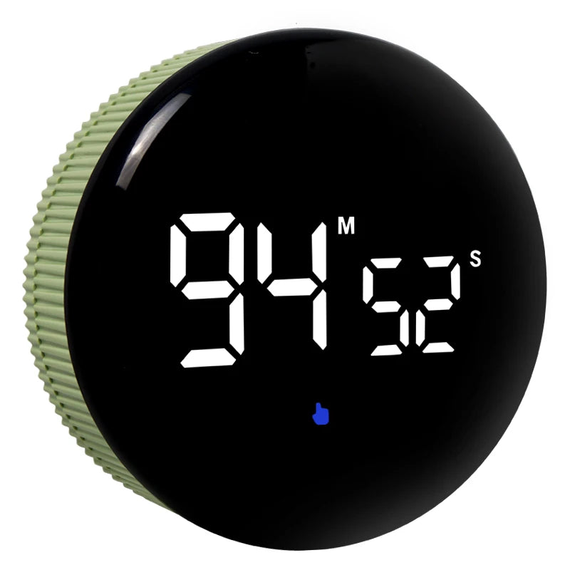 1PC Student Digital Silent Timer Magnetic Kitchen Electronic Timer Learn Countdown Reminder (Built-in Rechargeable Lithium Batte