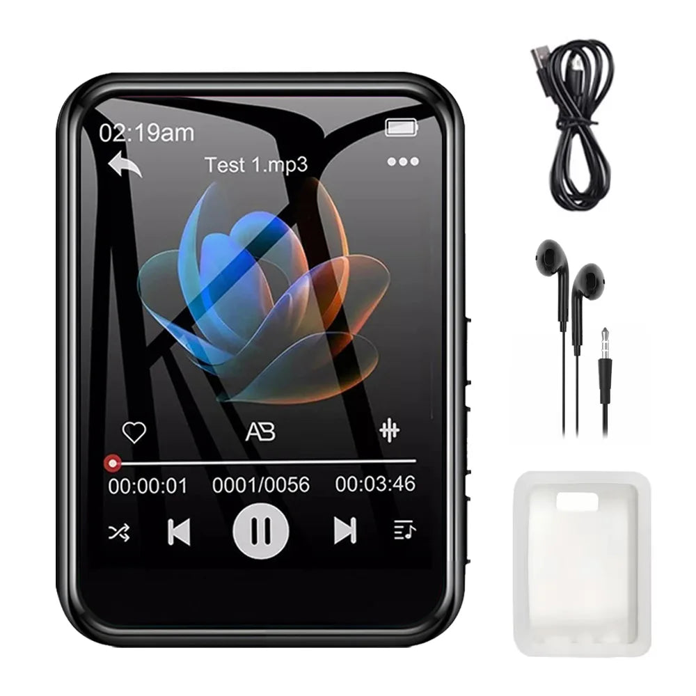 32GB Portable Mp3 Player 2.4'' Touch Screen With BT 5.4 MP3 Player with Built-in HD Speaker Support voice recording,video,e-book