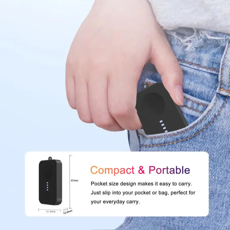 1200mAh Portable Wireless Charger Power Bank For Apple Watch Series 10 9 8 7 6 5 4 SE Ultra For iWatch Magnetic Charging Station