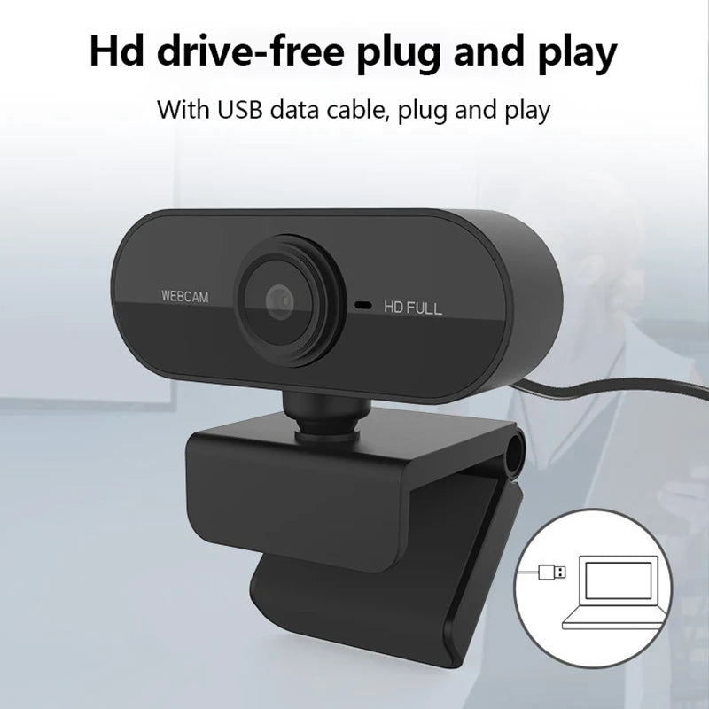 Online Course Webcam 1080P Camera Built-in Microphone High-definition Camera Laptop Conference Camera Without Driver USB Camera