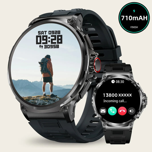 New 710mAh Bluetooth Call Smart Watch Men Sports Watches Men 1.85"HD Health Monitor Waterproof Smartwatch For Android IOS