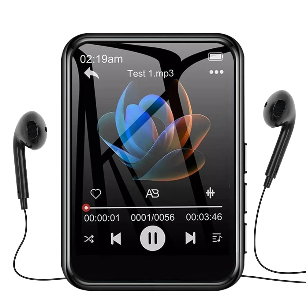 32GB Portable Mp3 Player 2.4'' Touch Screen With BT 5.4 MP3 Player with Built-in HD Speaker Support voice recording,video,e-book