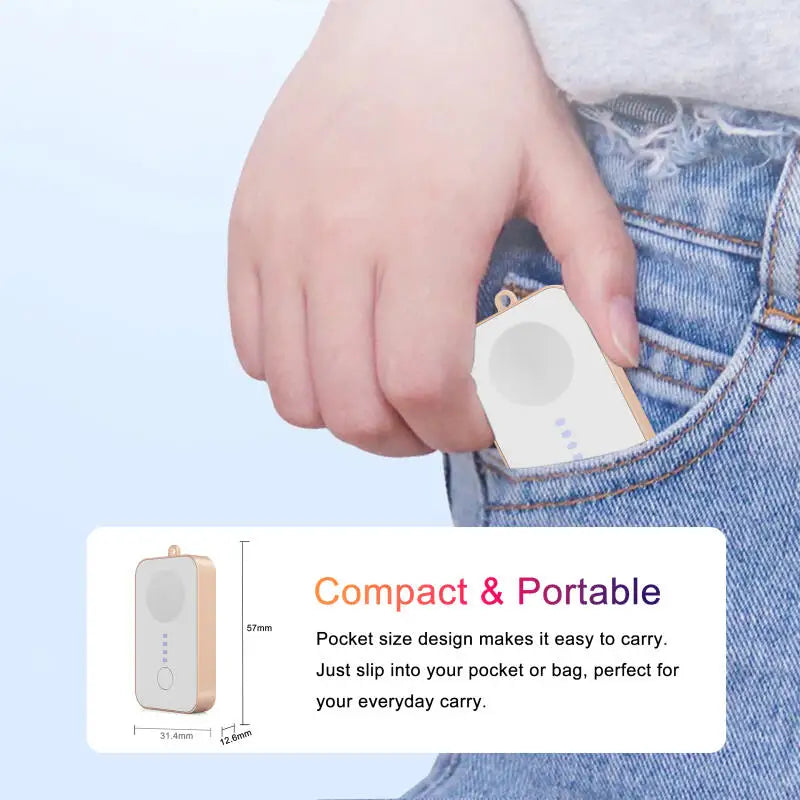 1200mAh Portable Wireless Charger Power Bank For Apple Watch Series 10 9 8 7 6 5 4 SE Ultra For iWatch Magnetic Charging Station