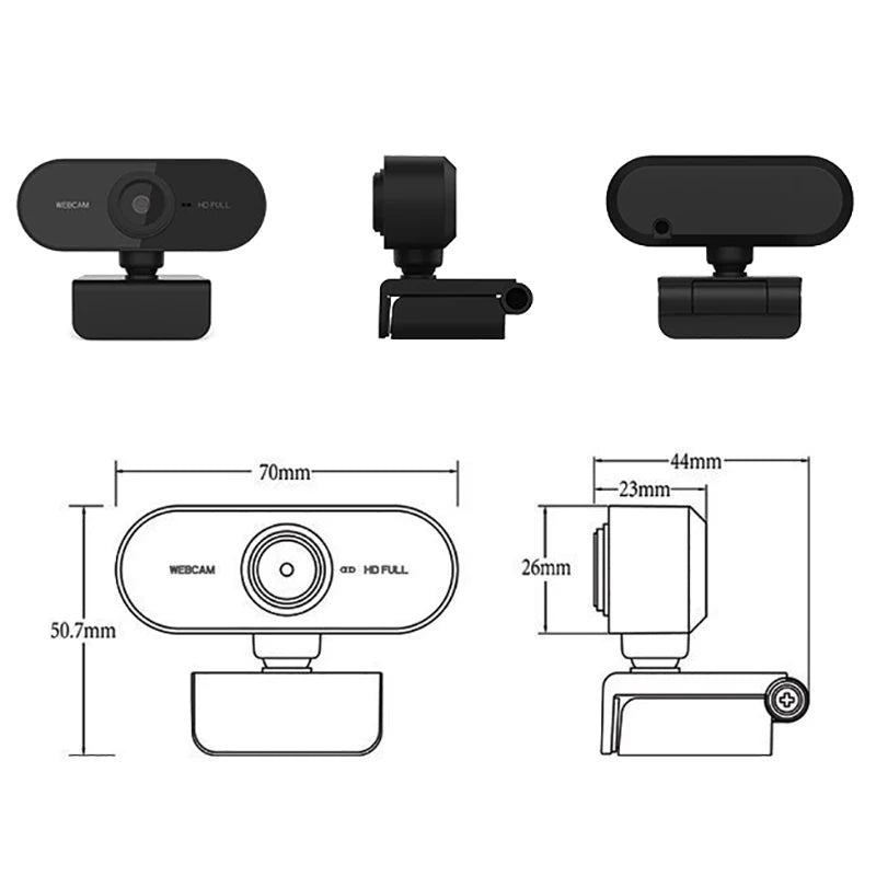 Online Course Webcam 1080P Camera Built-in Microphone High-definition Camera Laptop Conference Camera Without Driver USB Camera