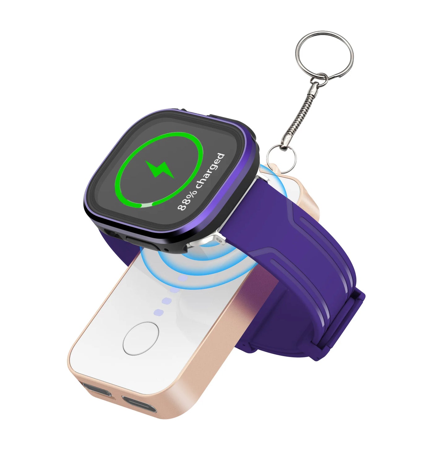 1200mAh Portable Wireless Charger Power Bank For Apple Watch Series 10 9 8 7 6 5 4 SE Ultra For iWatch Magnetic Charging Station