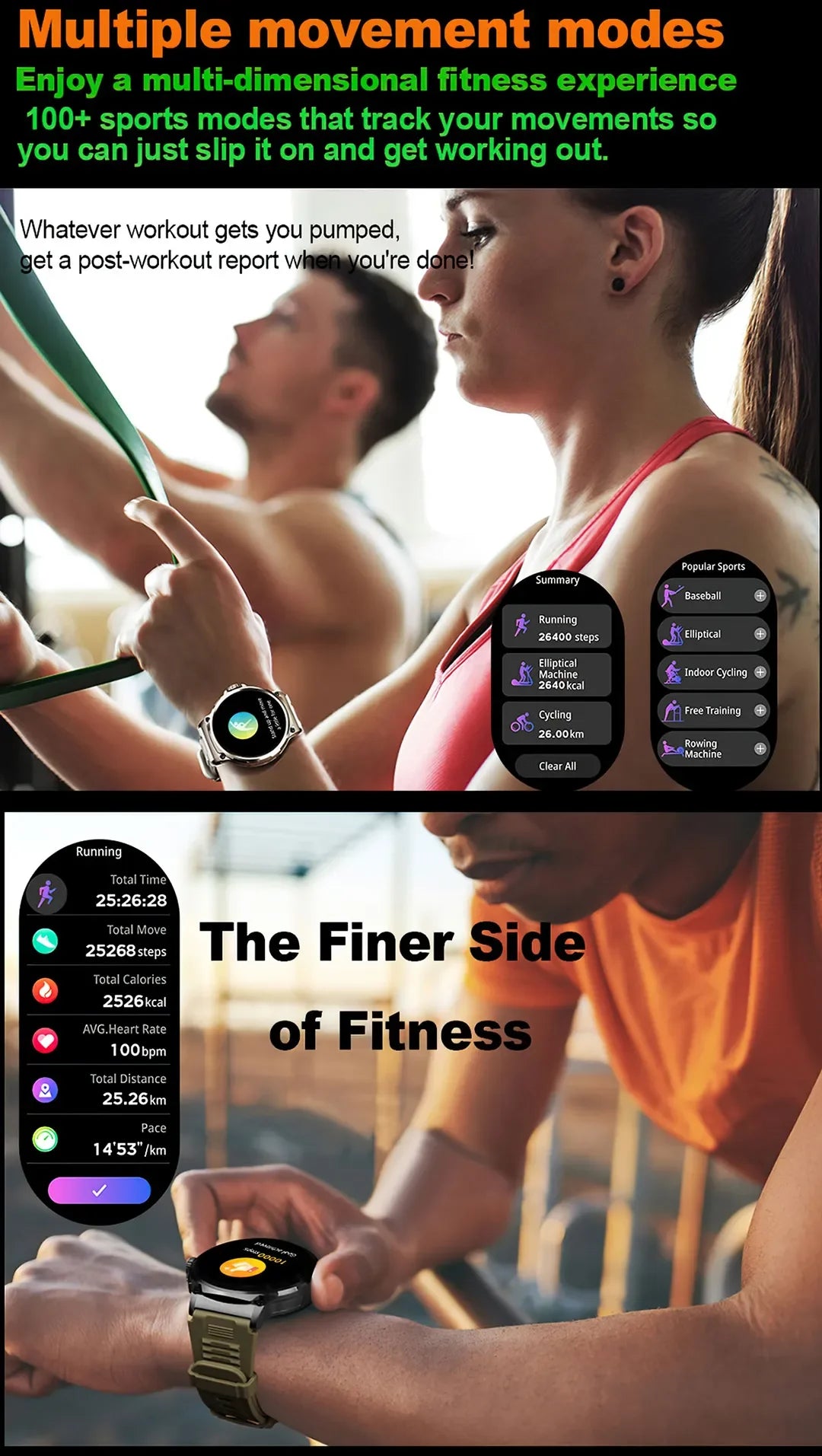 New 710mAh Bluetooth Call Smart Watch Men Sports Watches Men 1.85"HD Health Monitor Waterproof Smartwatch For Android IOS