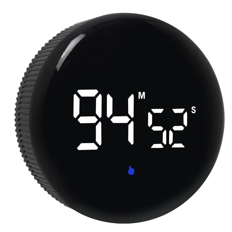 1PC Student Digital Silent Timer Magnetic Kitchen Electronic Timer Learn Countdown Reminder (Built-in Rechargeable Lithium Batte